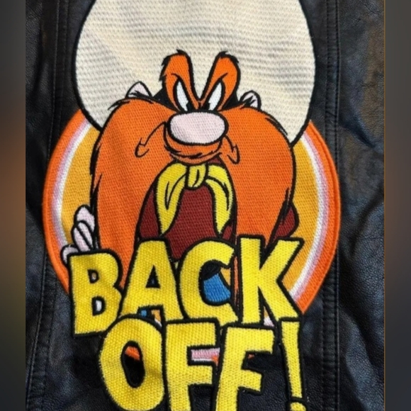 Unique Vintage X Looney Tunes Yosemite Sam Trucker Jacket. Size 3X. NWOT - Picture 5 of 13